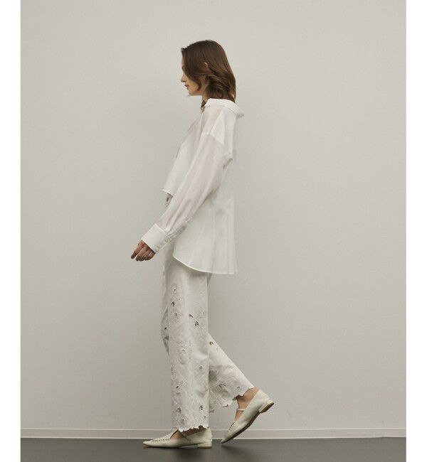 GRACE CONTINENTAL「カットワークフレアパンツ」|その他|