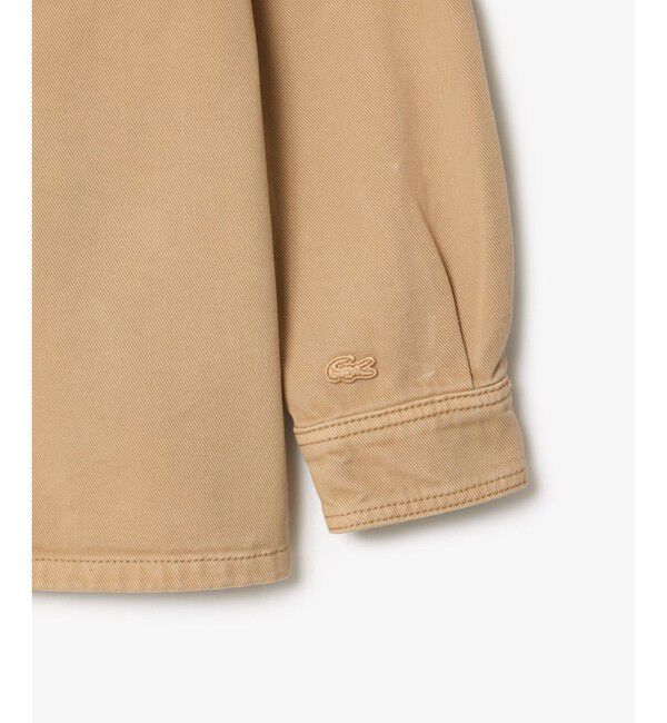 LACOSTE「オーガニックコットン ヘビーオンス  ガーメントダイ ヴィンテージデニムシャツ」|シャツ・ブラウス|