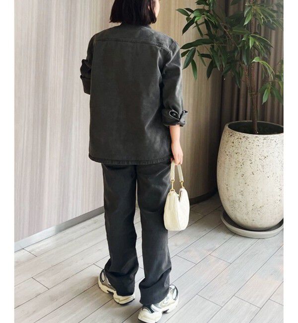 LACOSTE「オーガニックコットン ヘビーオンス  ガーメントダイ ヴィンテージデニムシャツ」|シャツ・ブラウス|