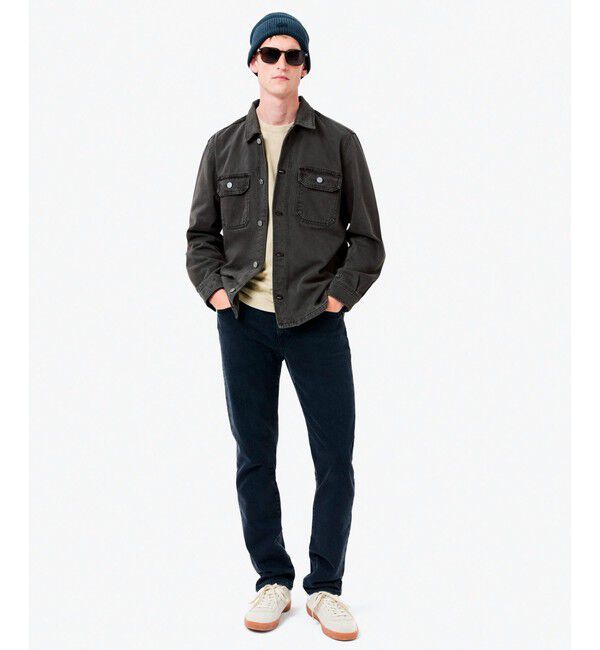 LACOSTE「オーガニックコットン ヘビーオンス  ガーメントダイ ヴィンテージデニムシャツ」|シャツ・ブラウス|