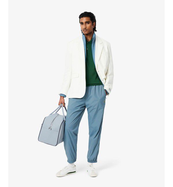 LACOSTE「ワッシャー加工 ナイロン 軽量撥水トラックパンツ」|その他|