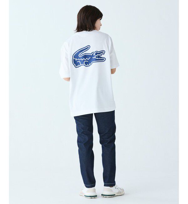 LACOSTE「プレーンデニム テーパードパンツ」|デニム|