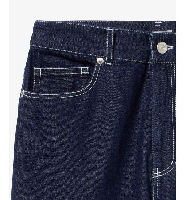 LACOSTE「プレーンデニム テーパードパンツ」|デニム|