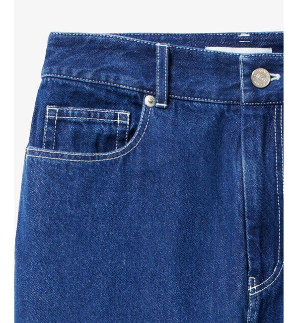 LACOSTE「プレーンデニム テーパードパンツ」|デニム|