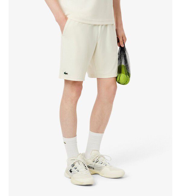 LACOSTE「グリッドウエストストレッチショーツ」|その他|オフホワイト