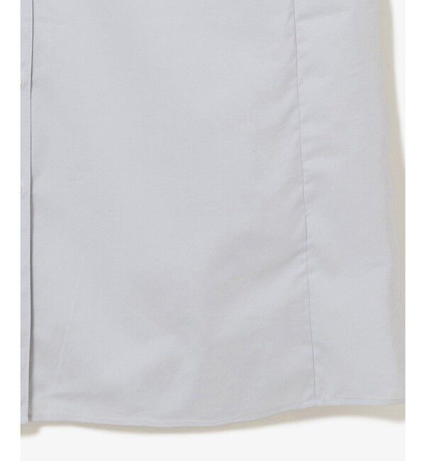 LACOSTE「Aラインノースリーブシャツドレス / ミモレ丈シャツワンピース」|ワンピース|