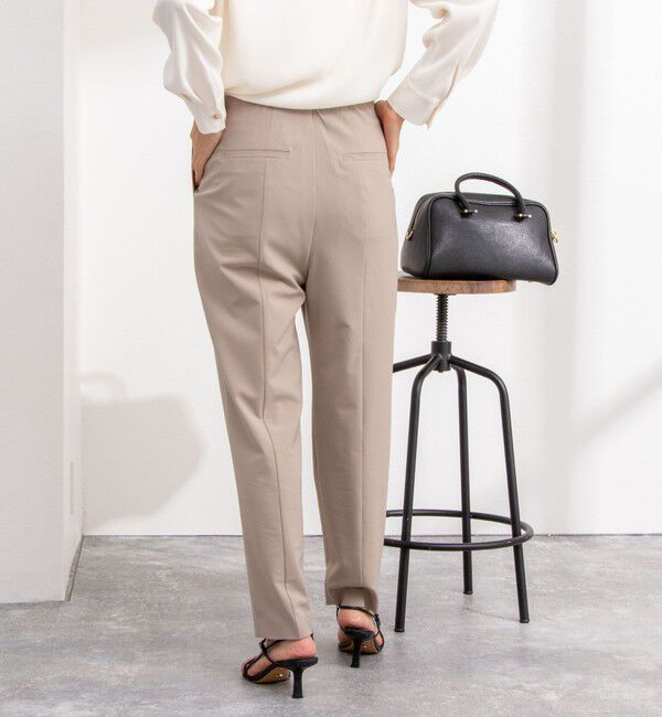 NOLLEY'S sophi「ウォッシャブルストレッチツイルインゴムパンツ」|チノ|