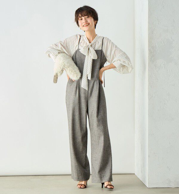 NOLLEY'S sophi「シックツイードサロペット」|オールインワン|