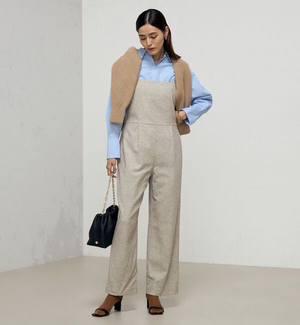 NOLLEY'S sophi「シックツイードサロペット」|オールインワン|グレー系その他