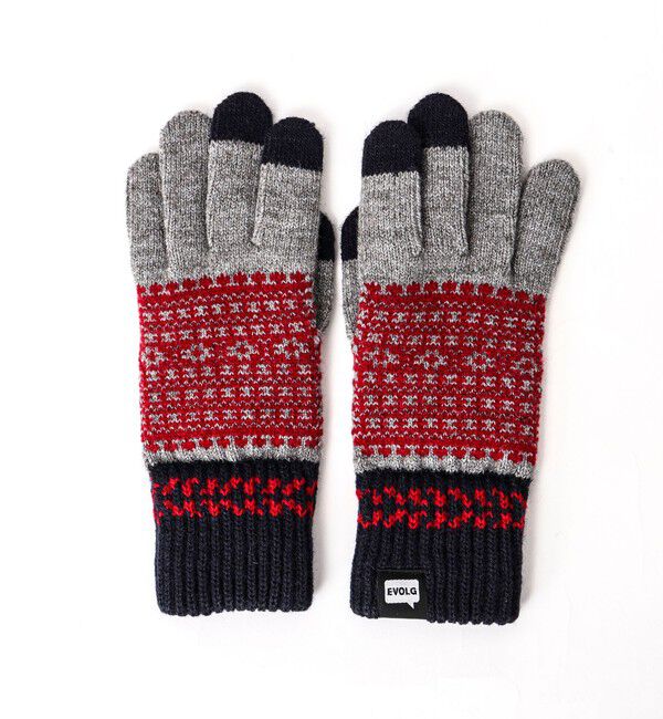NOLLEY'S goodman「【EVOLG/エヴォログ】FLEUR ニットグローブ LET2365」|手袋|
