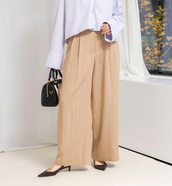 NOLLEY'S「【WEB＆一部店舗限定サイズアイテム】ウォッシャブルセルロースワイドパンツ」|その他|