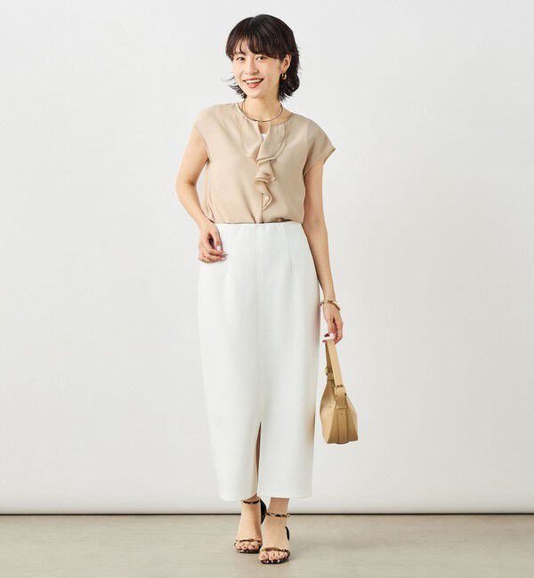 NOLLEY'S sophi「《セットアップ対応》ウォッシャブルライトダンボール2WAYタイトスカート」|タイト|