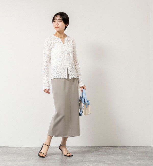 NOLLEY'S sophi「《セットアップ対応》ウォッシャブルライトダンボール2WAYタイトスカート」|タイト|