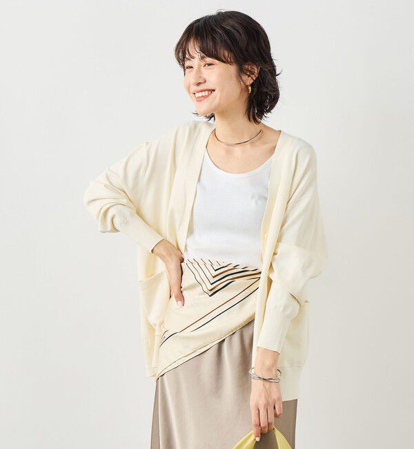 NOLLEY'S sophi「【新色追加】《手洗い可能》マルチファンクションVネックカーディガン」|カーディガン|