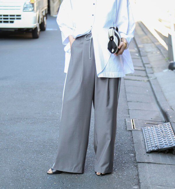 MAQWEL「【MAQWEL/マクウェル】ウォッシャブルラインパンツ」|その他|