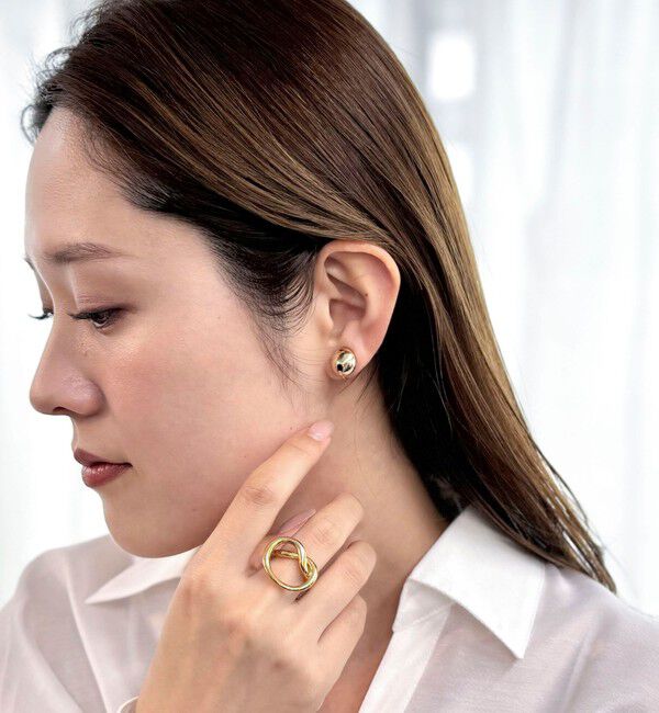 grace grace「【grace grace/グラスグラス】ラウンドドームピアス」|ピアス|