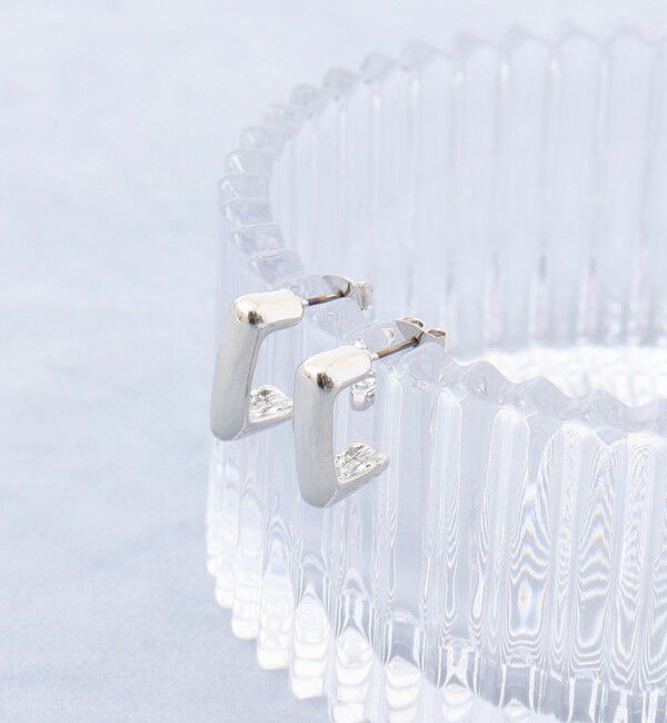 grace grace「【grace grace/グラスグラス】スクエアＧ型ピアス」|ピアス|シルバー