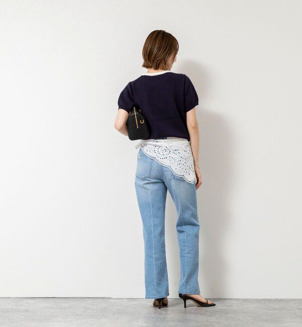 NOLLEY'S sophi「【PROTAGONISTA/プロタゴニスタ】トライアングルレーススカーフ」|ストール|