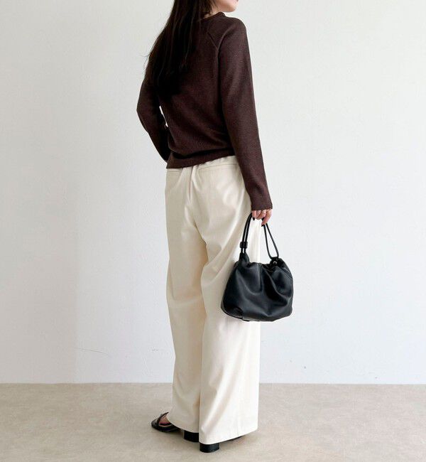 fredy emue「シャンブレーデニムライクイージーパンツ」|チノ|