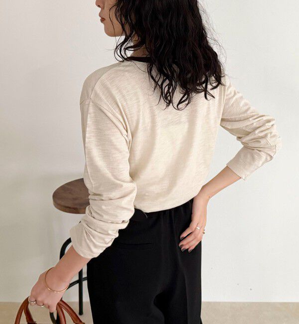 fredy emue「FLAVOR リンガーロンTシャツ」|Tシャツ・カットソー|