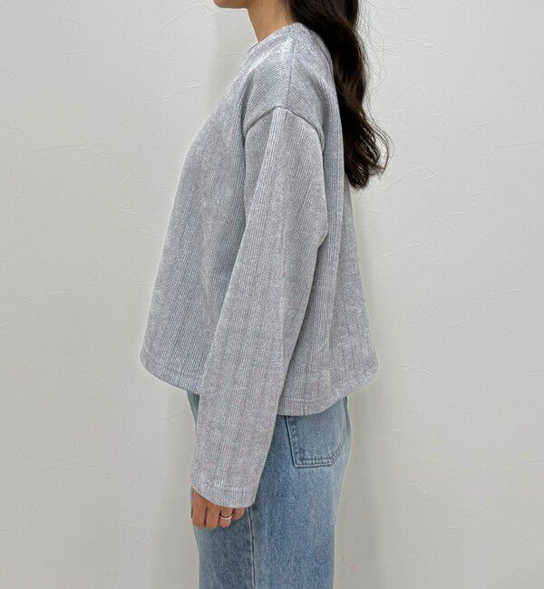 fredy emue「ラメモールプルオーバー」|Tシャツ・カットソー|