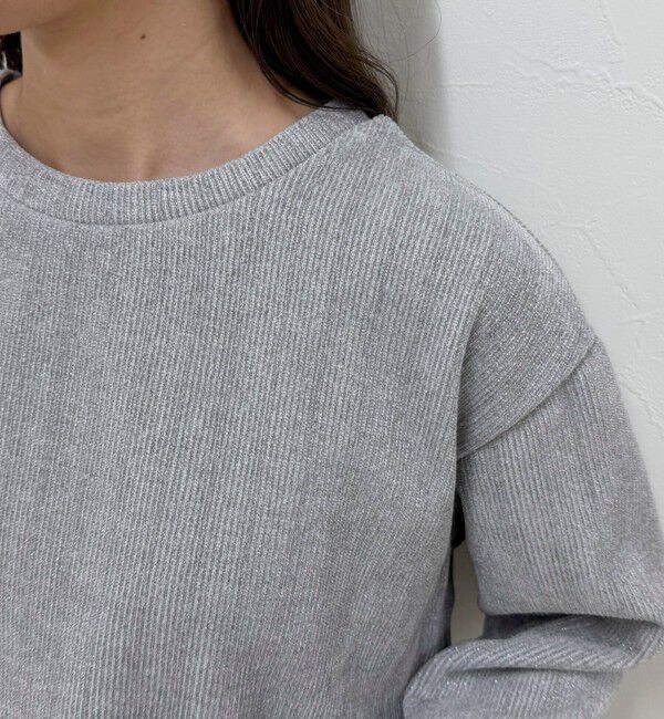 fredy emue「ラメモールプルオーバー」|Tシャツ・カットソー|