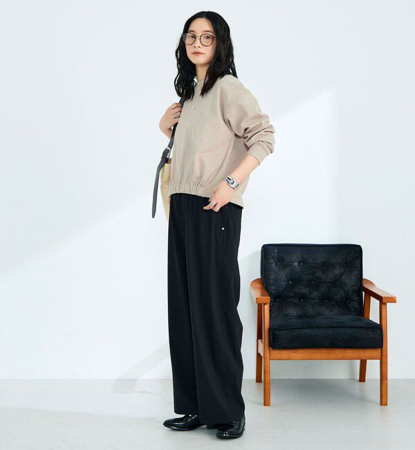 fredy emue「裾インゴムブークレープルオーバー」|Tシャツ・カットソー|