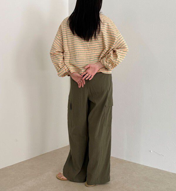 fredy emue「【人気商品の新型】ボーダーハートステッチルーズロンTシャツ」|Tシャツ・カットソー|