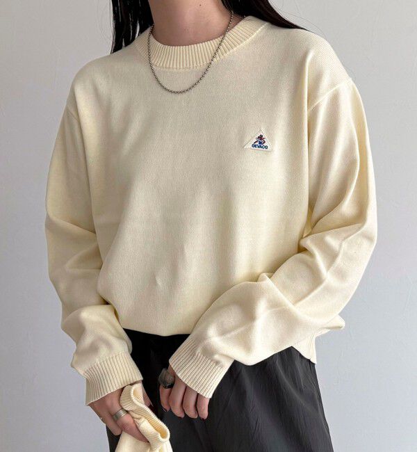 fredy emue「【GEVACO/ゲバコ】コットンラウンドネックプルオーバー」|ニット・セーター|