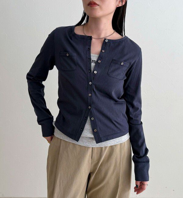 fredy emue「シアーカットソーカーディガン」|カーディガン|