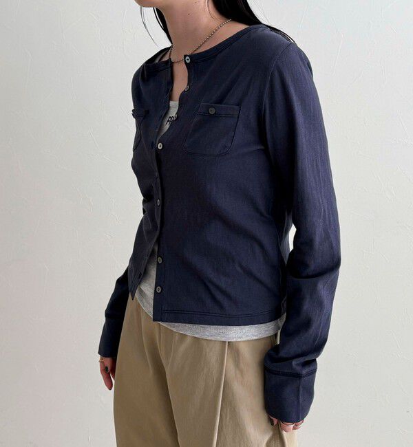 fredy emue「シアーカットソーカーディガン」|カーディガン|