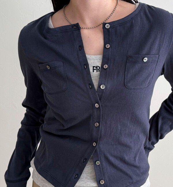 fredy emue「シアーカットソーカーディガン」|カーディガン|