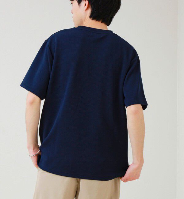 GLOSTER「【立体感素材】フクレジャガード 半袖Tシャツ」|Tシャツ・カットソー|