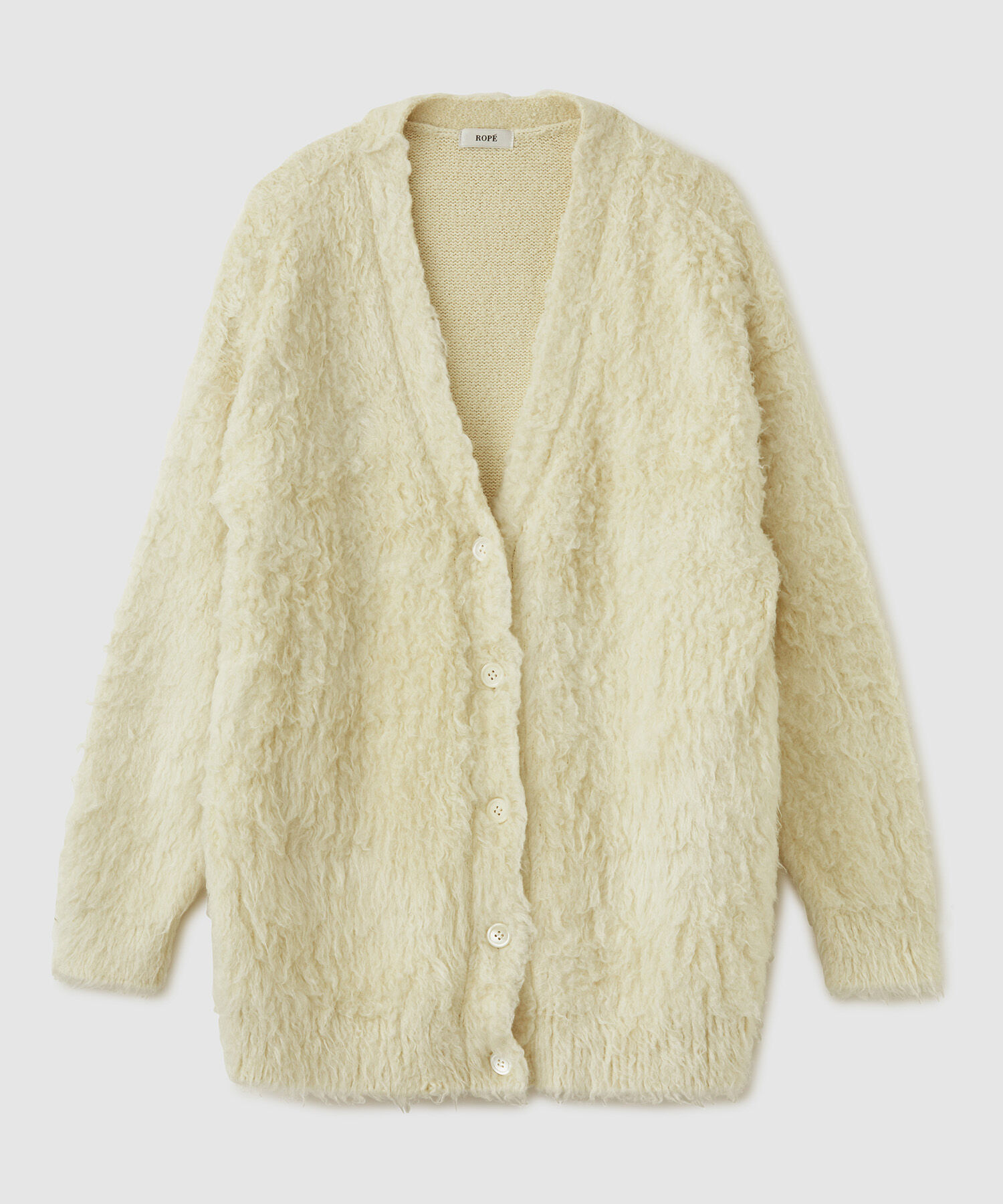 ROPE「シルクシャギーカーディガン/セットアップ対応」|カーディガン|