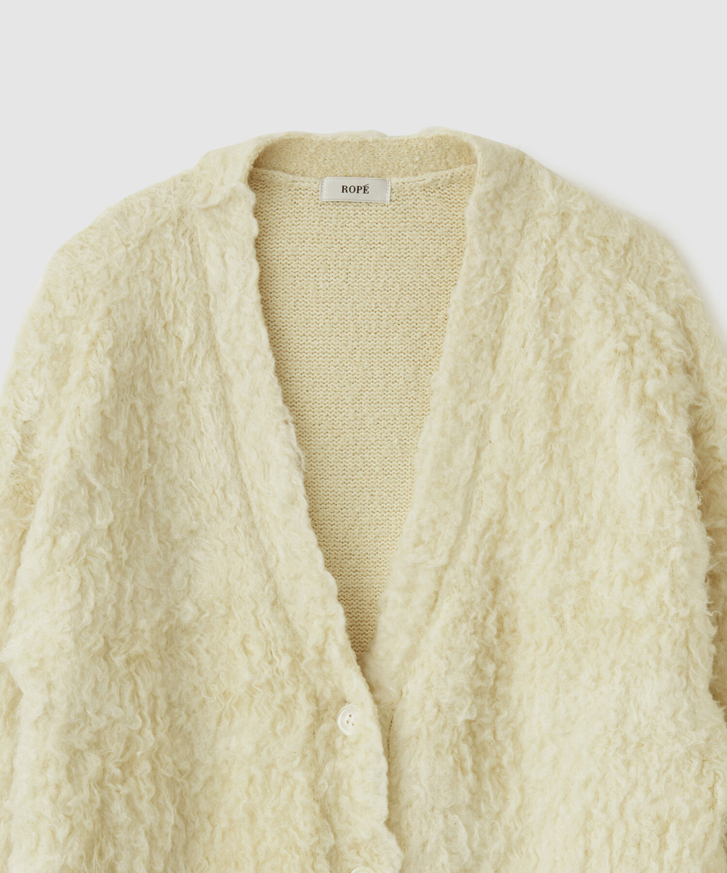 ROPE「シルクシャギーカーディガン/セットアップ対応」|カーディガン|