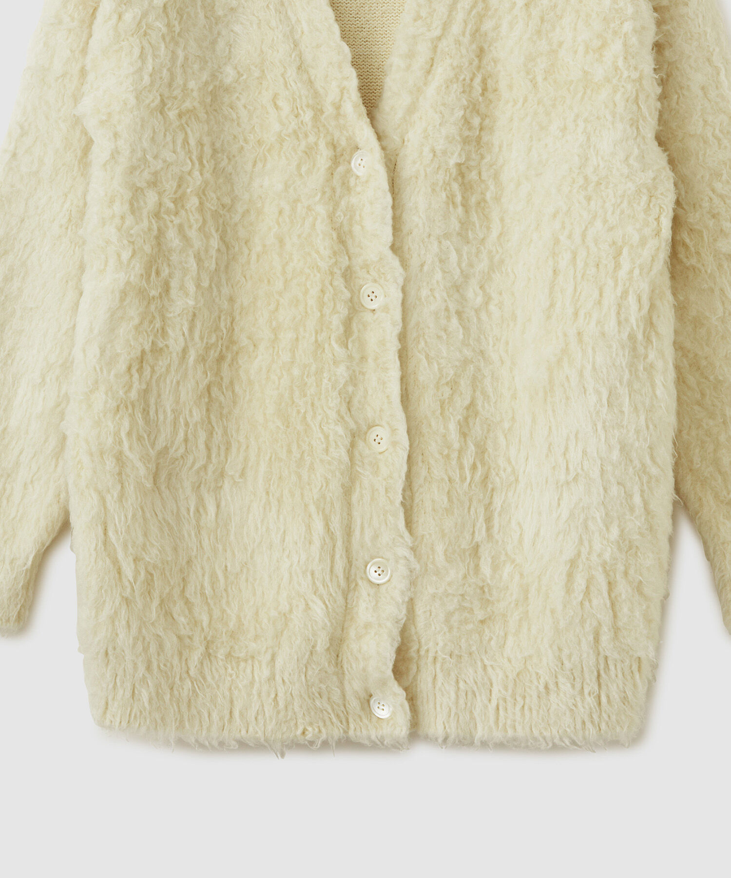 ROPE「シルクシャギーカーディガン/セットアップ対応」|カーディガン|