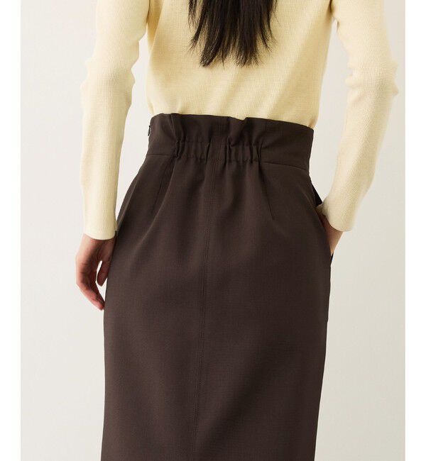 ROPE「[美人スカート]ダブルクロスポケット付きタイトスカート/イージーケア・26SS」|スカート|