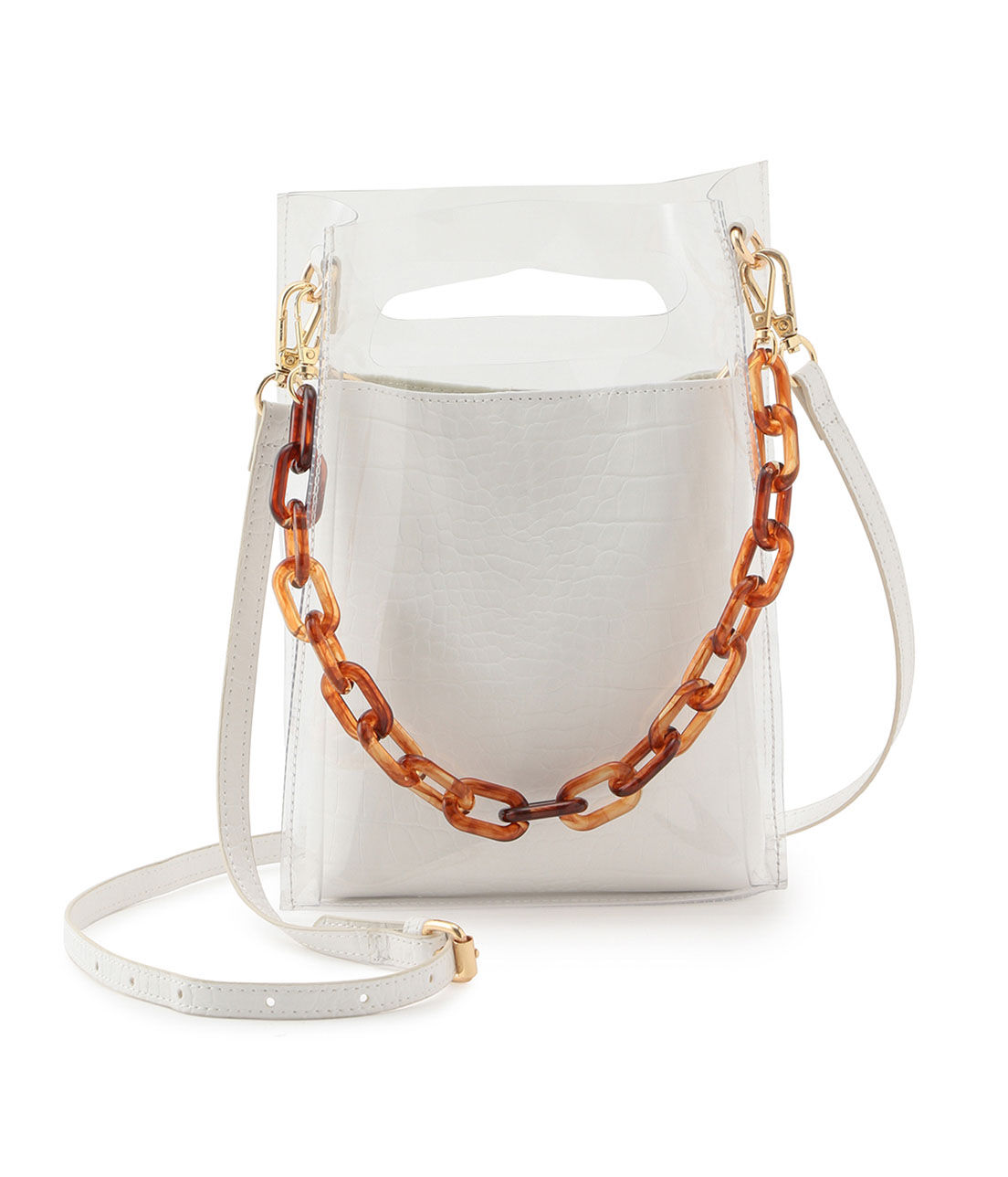 VIS「【10WAY】チェーンクリアバッグ」|ショルダー・メッセンジャー|その他(99)