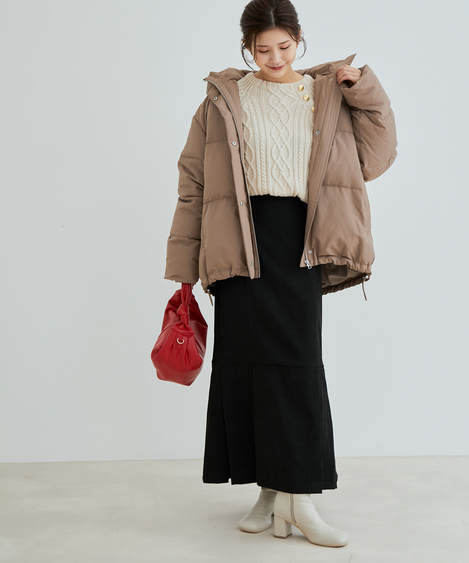 VIS「チェックアソートマーメイドスカート」|スカート|