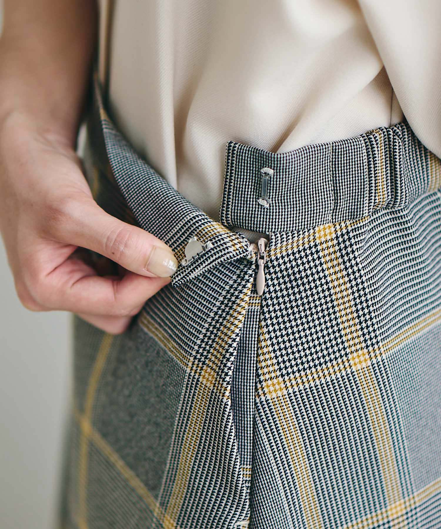 VIS「【Washable・EASY CARE】エコウールタッチフレアスカート【sustainable】」|スカート|