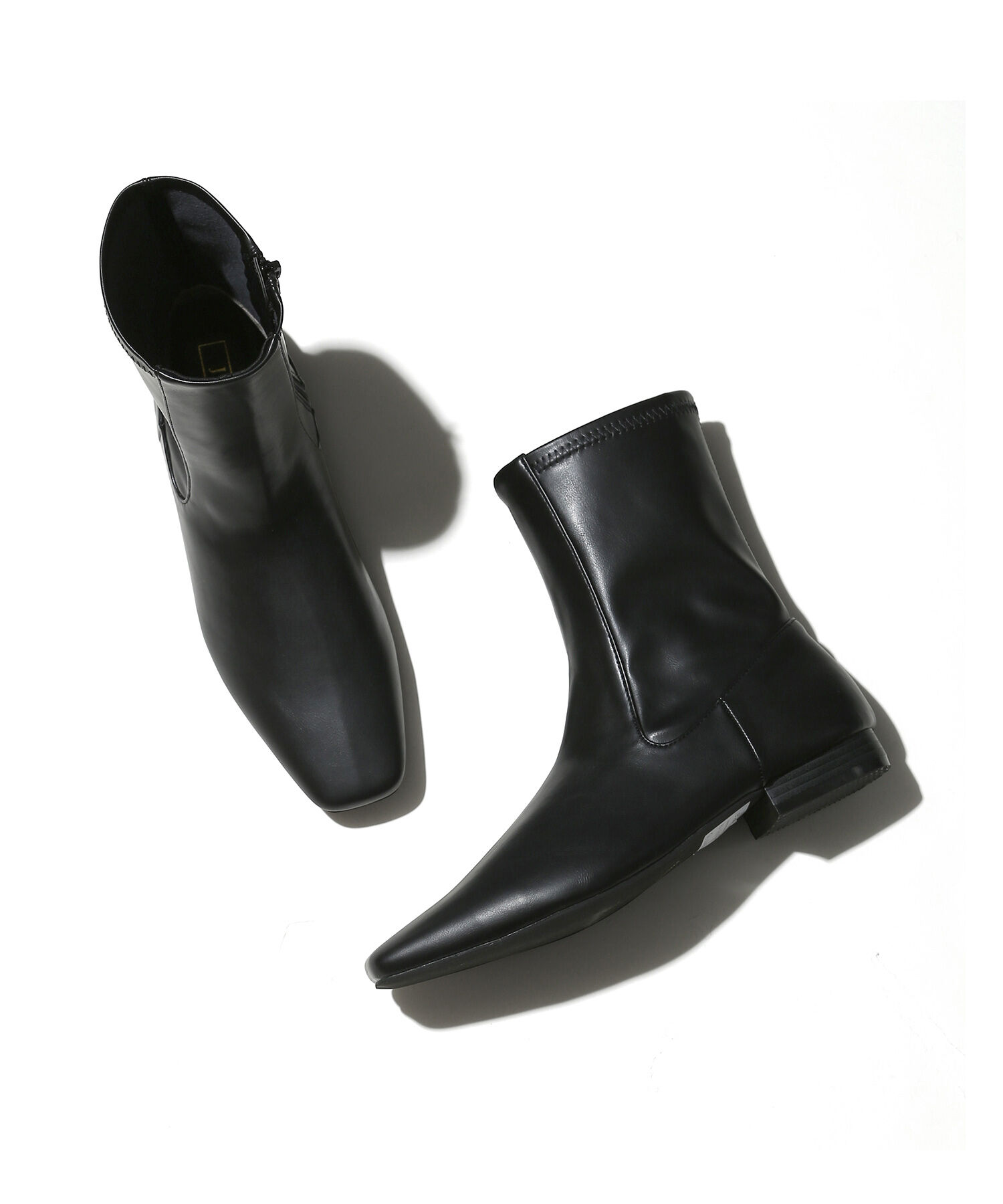 Juze「ロングノーズスクエアトゥストレッチブーツ」|その他|