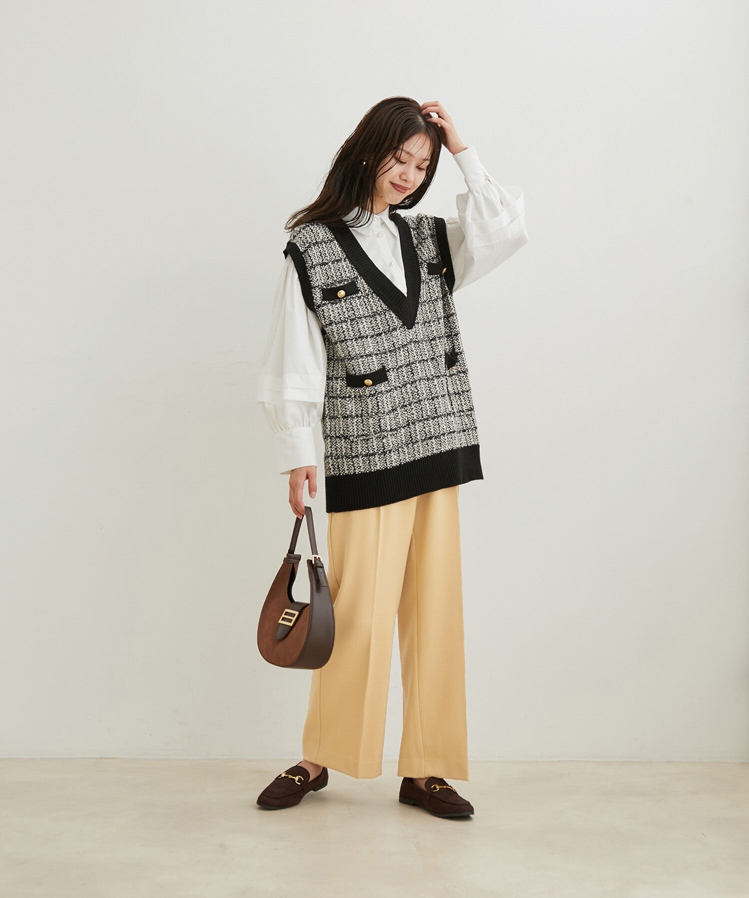 VIS「【HOT BEAUTY STRETCH】【洗える】ストレートパンツ」|その他|