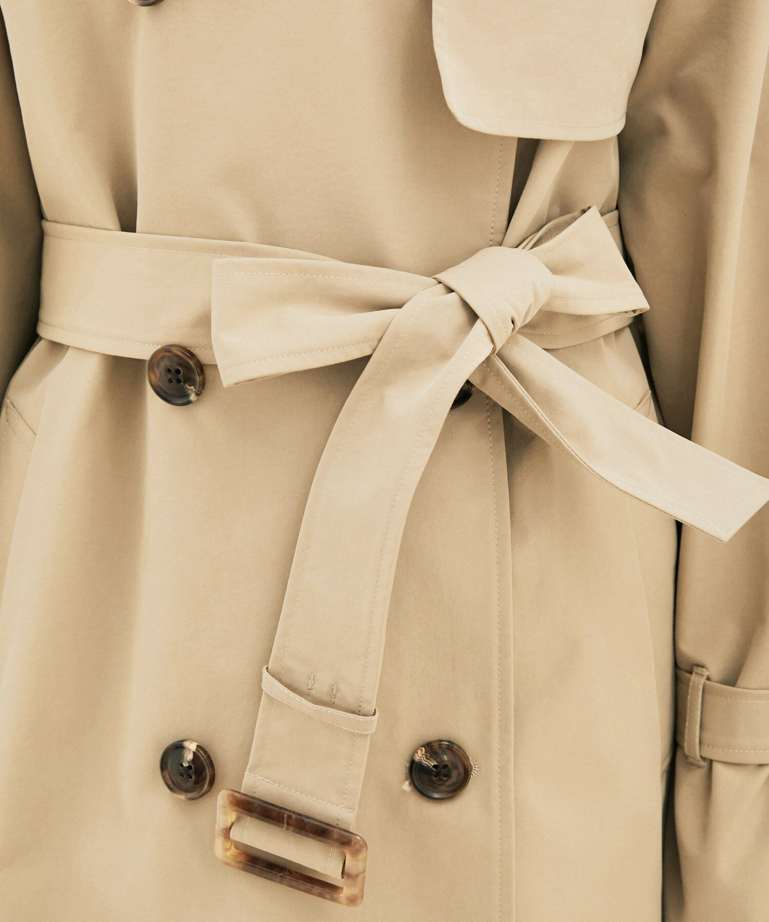 VIS「【撥水・花粉ガード】オーバーサイズトレンチコート」|トレンチコート|