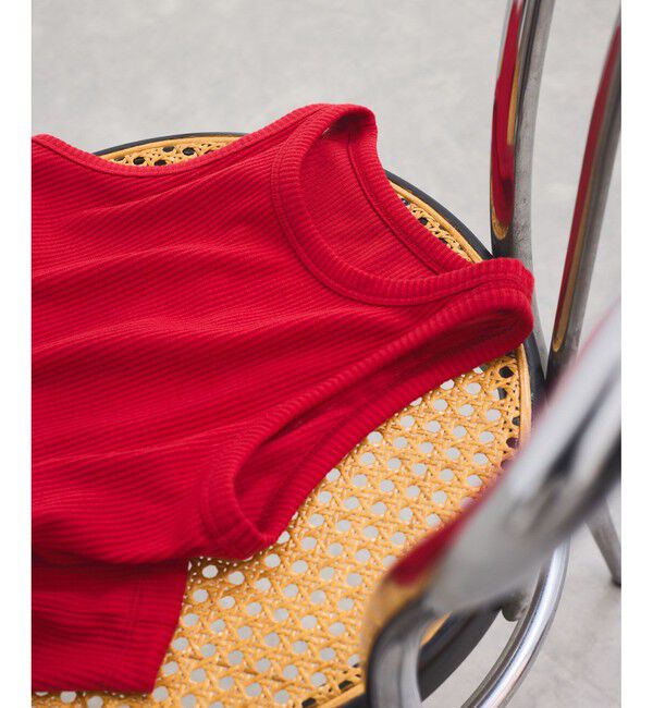 VIS「アメリカンスリーブテレコタンクトップ」|タンクトップ|レッド(60)