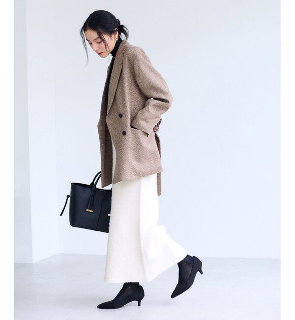 VIS「チェックアソートシャギーニットスカート/セットアップ対応」|スカート|