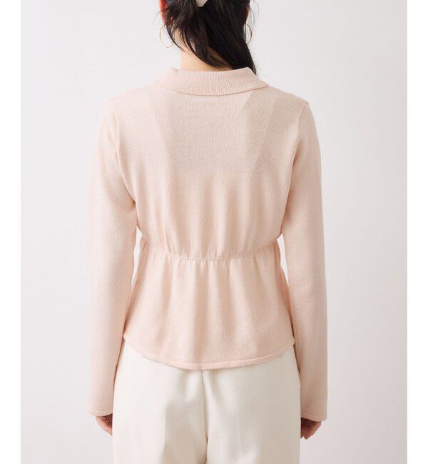 VIS「ギャザーニットカーデ」|カーディガン|