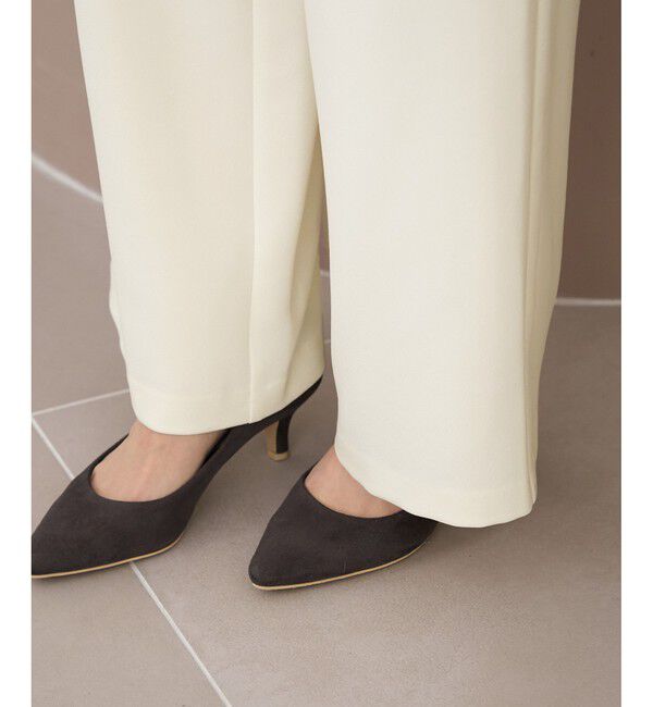 Rope&rsquo;Picnic「ワイドパンツ/防汚加工」|チノ|