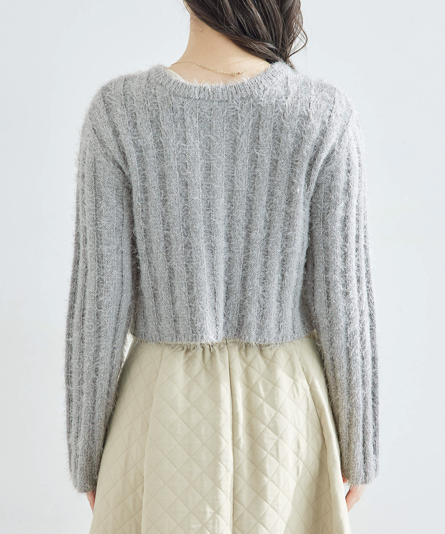 Rope&rsquo;Picnic「【一部店舗限定】2WAY/ラメフェザーカーディガン」|カーディガン|