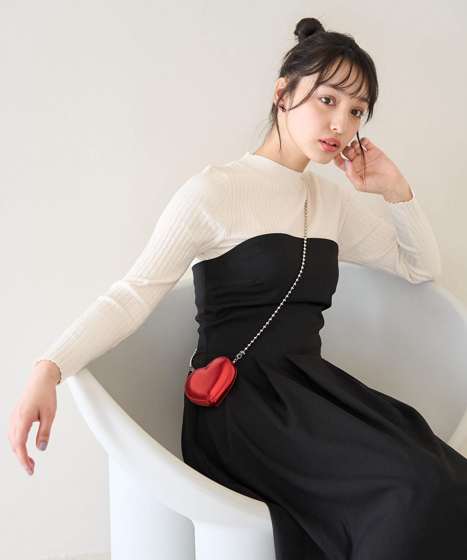 Rope&rsquo;Picnic「ドッキングニットワンピース」|ワンピース|