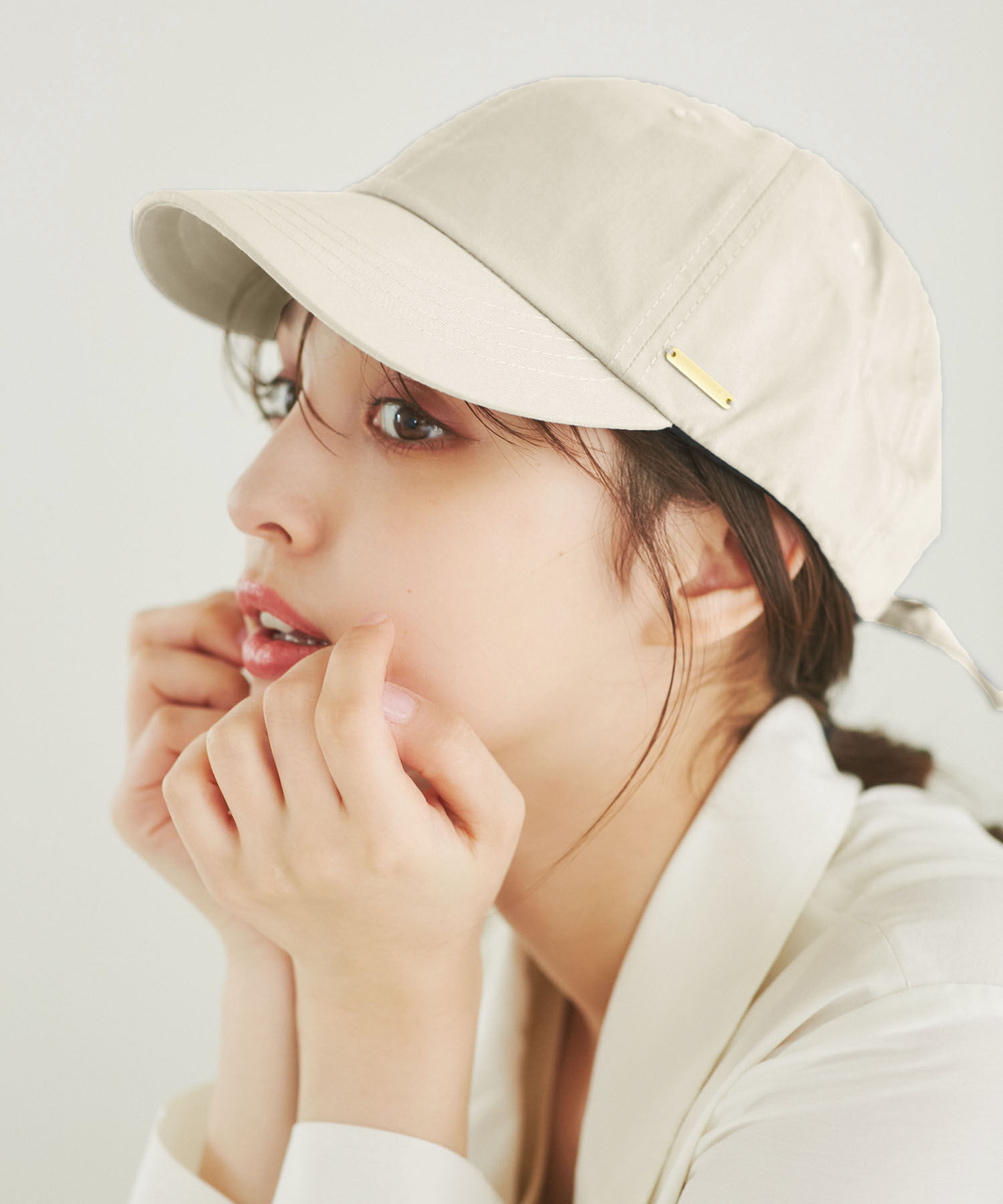 ROPE PICNIC PASSAGE「リサイクルバックリボンキャップ/リンクコーデ」|キャップ・キャスケット|キナリ(16)